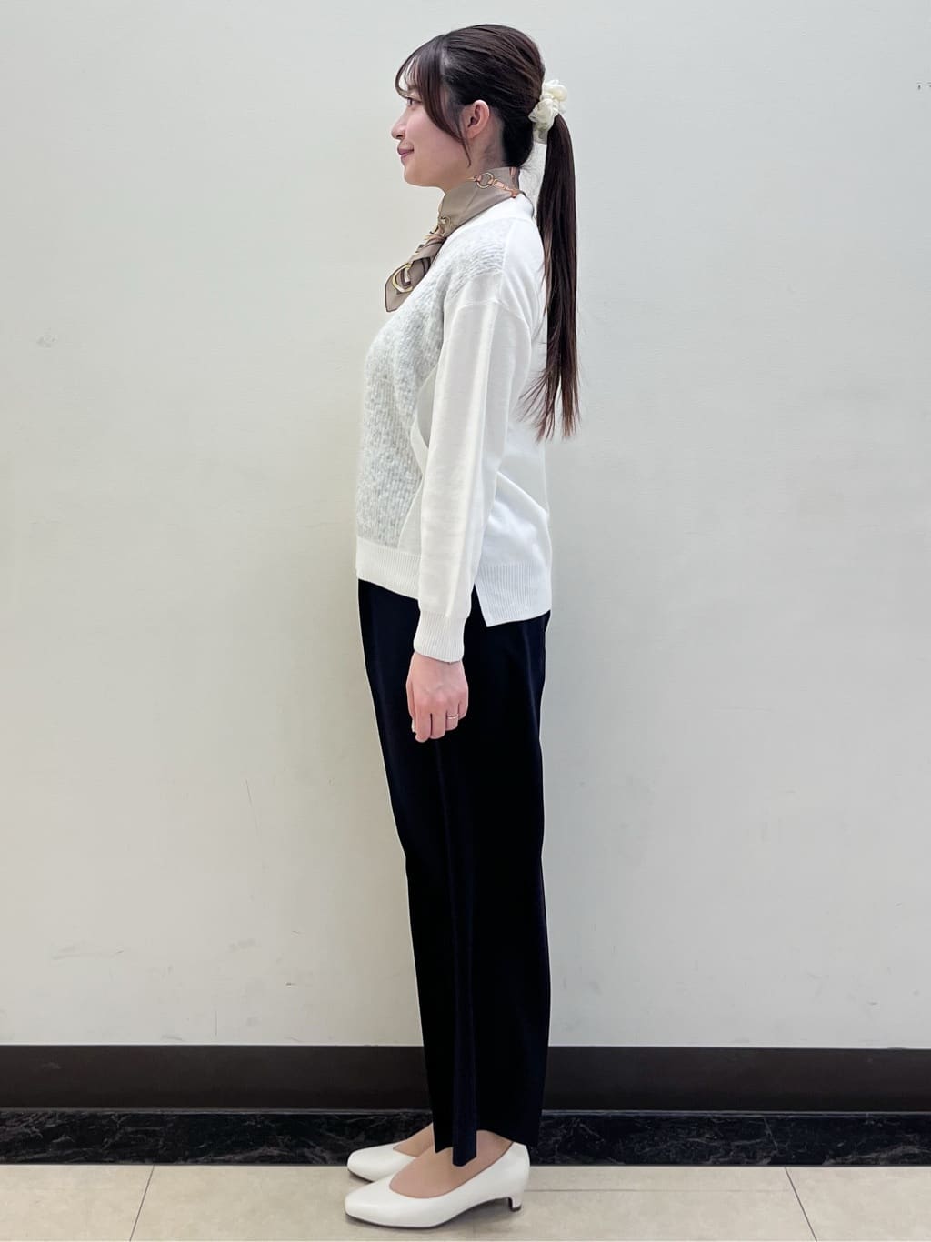 mikikoさんの「Reflect｜アーガイル柄ハイネックニット」を使ったコーディネート