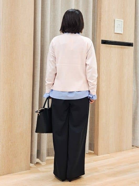 ふるさんの「grove｜フリルカラーリボンブラウス」を使ったコーディネート