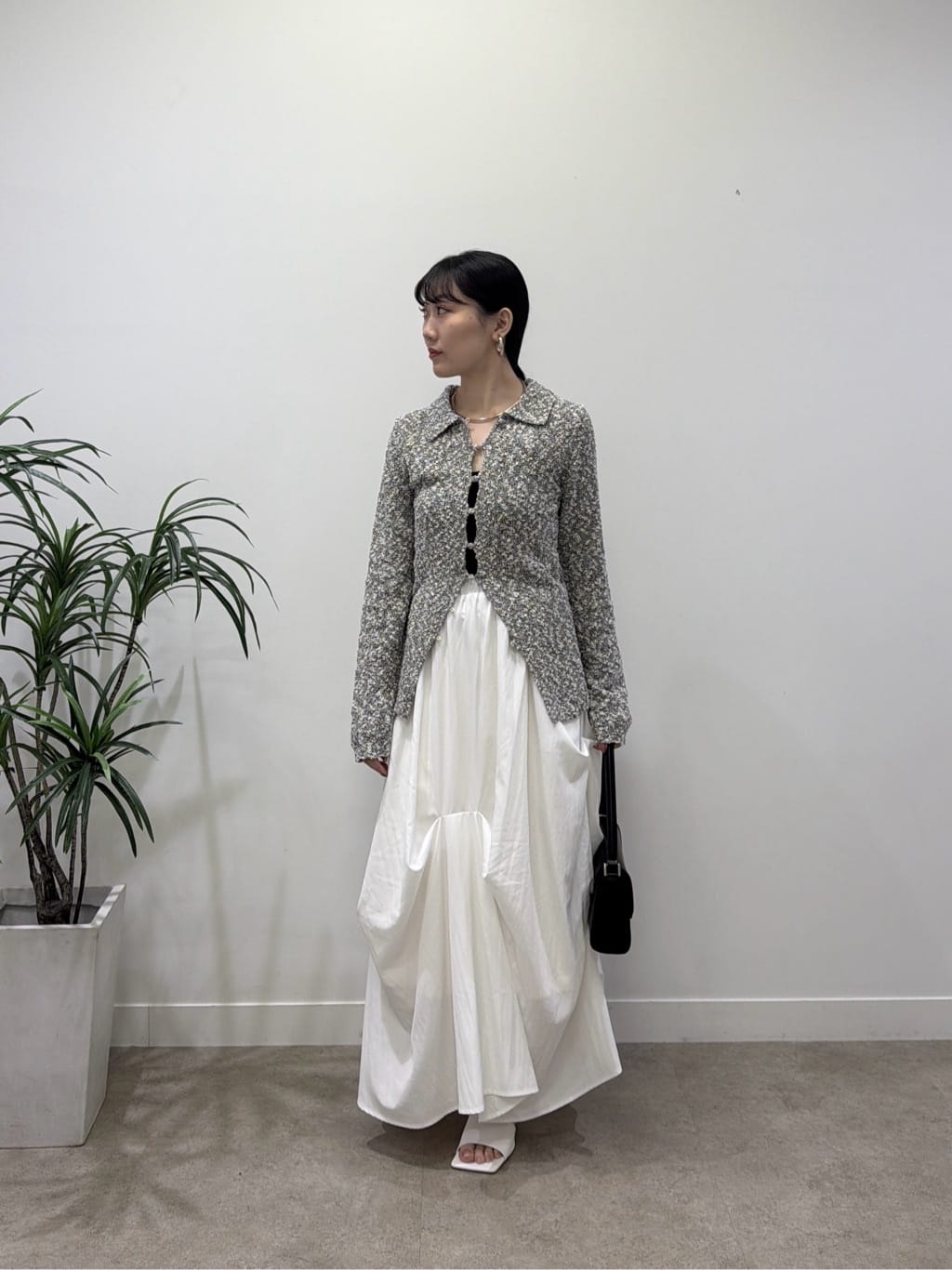 rinaさんの「INDIVI｜ブークレポロニット」を使ったコーディネート