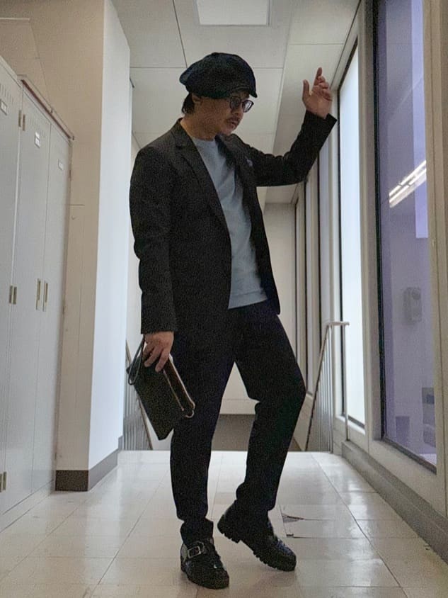 MAKOTO AIさんの「TAKEO KIKUCHI｜【360&deg;ストレッチ／軽量】None Of Stress ライト ジャケット（セットアップ対応）」を使ったコーディネート