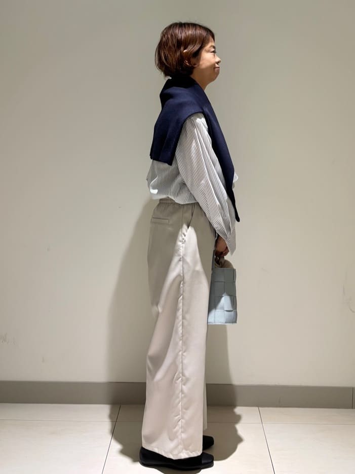 Haruさんの「Dessin｜【洗える】フリルシャツブラウス」を使ったコーディネート