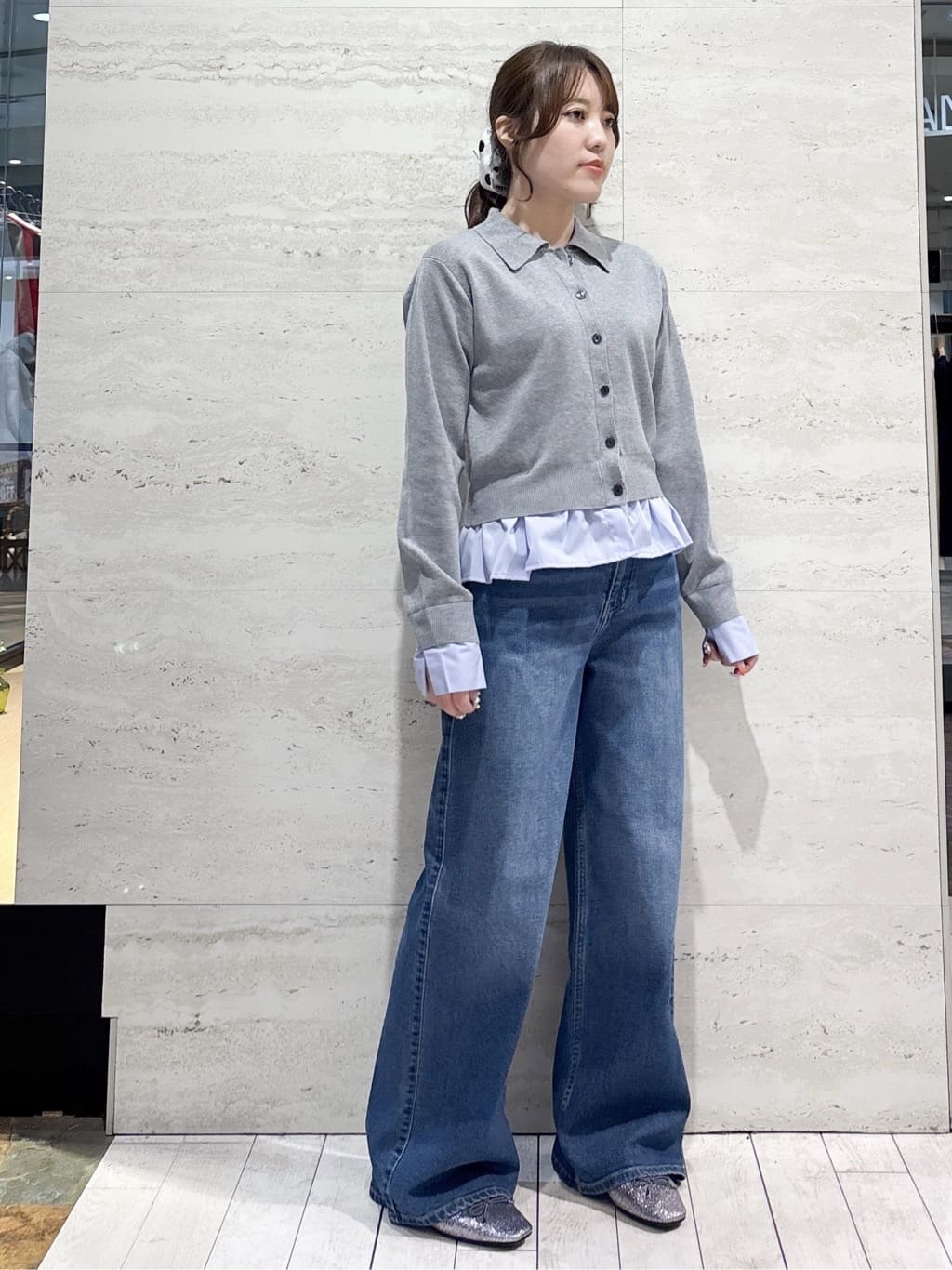 かほさんの「OPAQUE.CLIP｜【低反発】フラットバレエシューズ」を使ったコーディネート