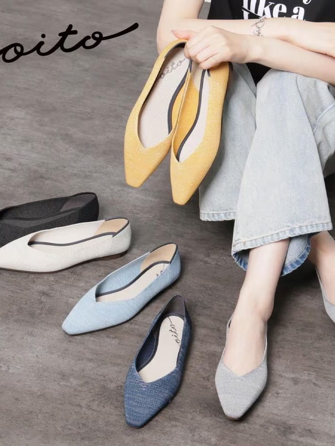 Ｋさんの「ESPERANZA｜Oito和紙フラットパンプス」を使ったコーディネート