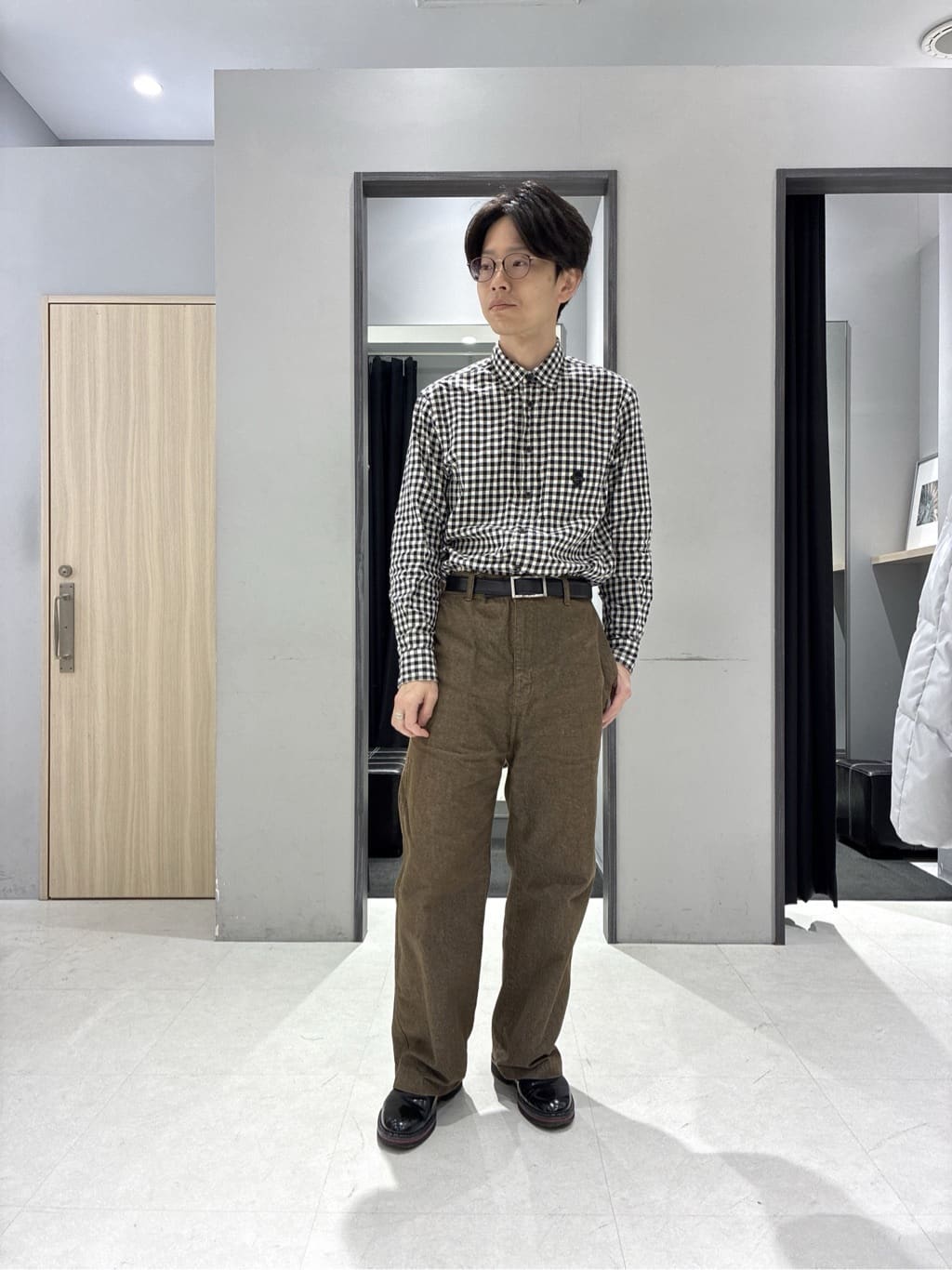 わいずみさんの「TAKEO KIKUCHI｜【None Of Stress】ストレッチ ダウンブルゾン」を使ったコーディネート