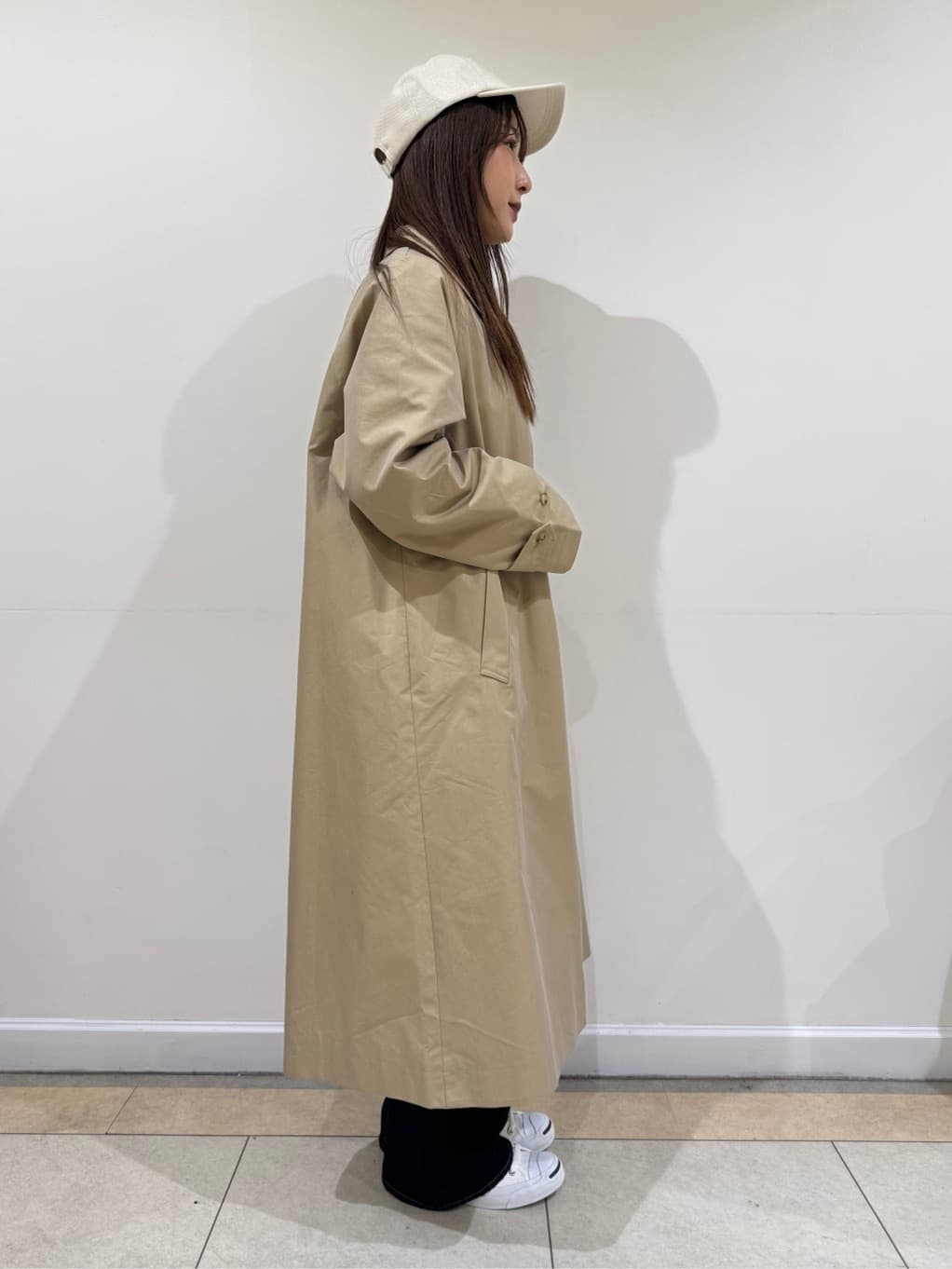 haruさんの「Dessin｜シャンブレースプリングコート」を使ったコーディネート