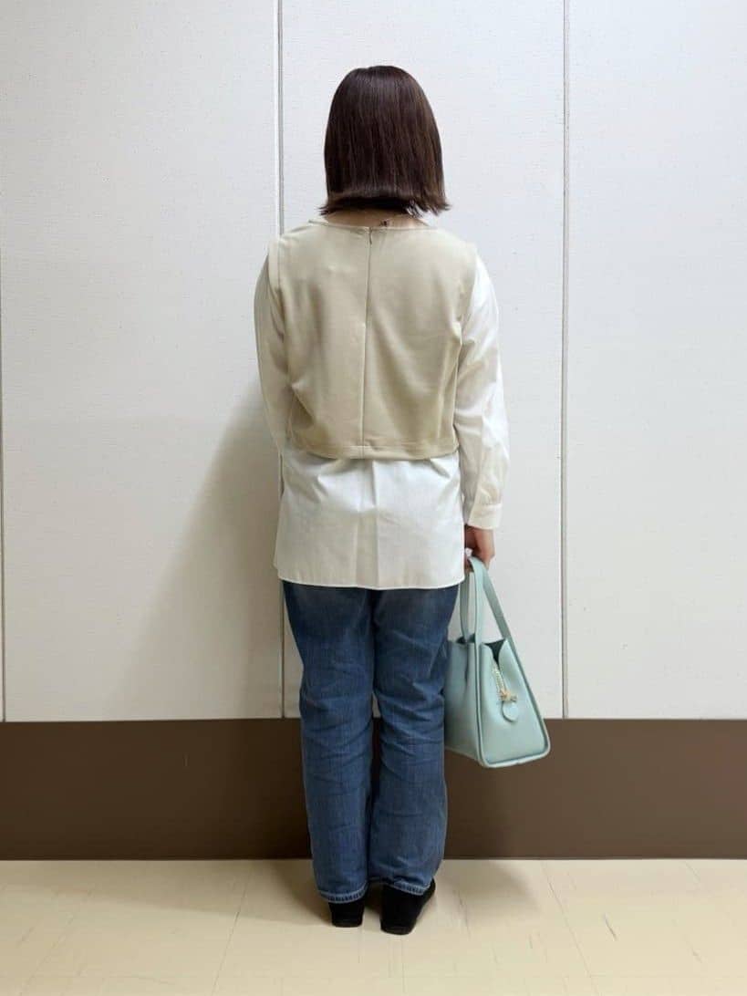 Rikoさんの「INDIVI｜【洗える／UVケア】レイヤード風デザイントップス」を使ったコーディネート