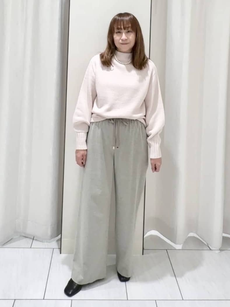 ʏᴜᴋɪᴋᴏさんの「UNTITLED｜【洗える】スポンディッシュ ボトルネックニット」を使ったコーディネート