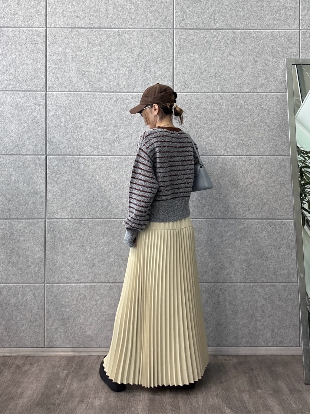 kotakiさんの「INDIVI｜ファンシーヤーンボーダーニット」を使ったコーディネート