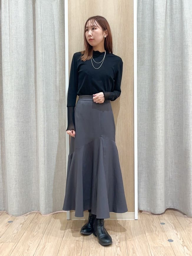 みーちゃんさんの「grove｜アシメマーメイドスカート」を使ったコーディネート