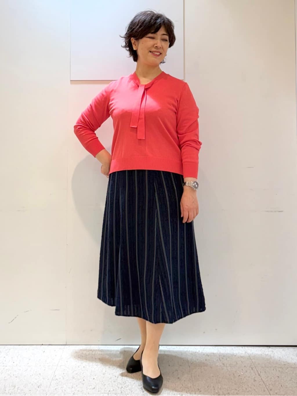 ヤスコさんの「Reflect｜【SS-4Lサイズ／UVカット／接触冷感】匠ジャケット／ベーシックテーラード」を使ったコーディネート