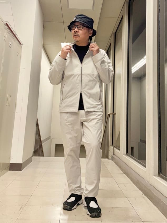MAKOTO AIさんの「TAKEO KIKUCHI｜【KAJIF】フード ブルゾン」を使ったコーディネート