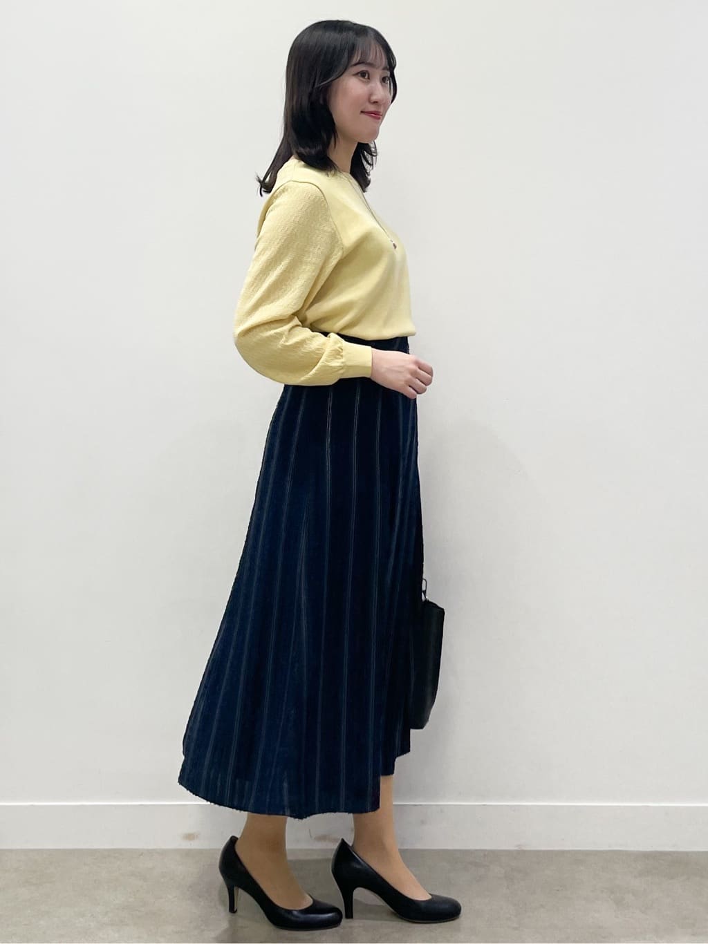 yukariさんの「Reflect｜透かしスリーブデザインハイゲージニット」を使ったコーディネート