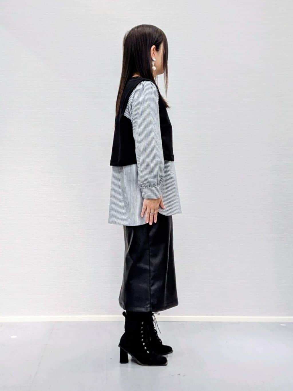 makkyさんの「UNTITLED｜【洗える／UVケア】レイヤード風デザイントップス」を使ったコーディネート