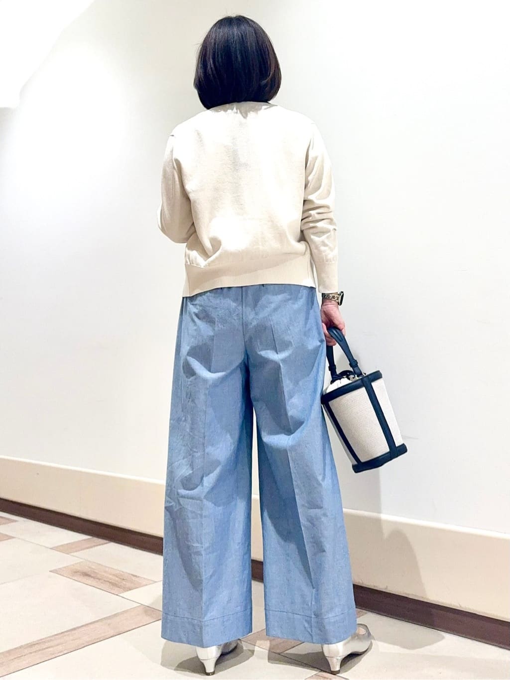kaeさんの「Reflect｜【アンサンブル可】バイカラーカーディガン」を使ったコーディネート