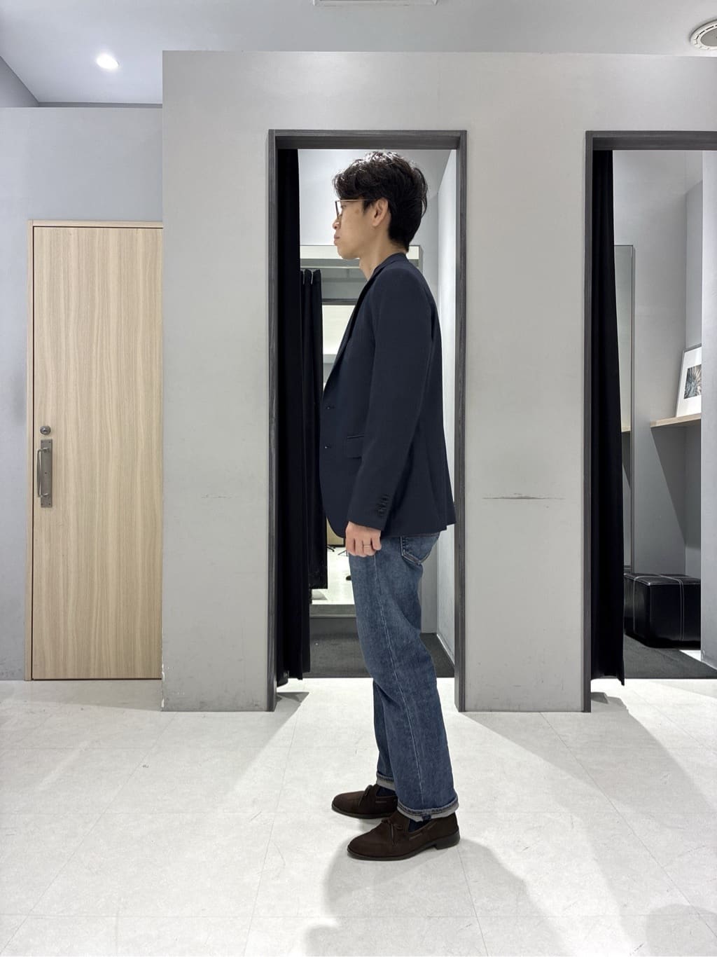 わいずみさんの「TAKEO KIKUCHI｜モックネック 鹿の子 ニット プルオーバー」を使ったコーディネート