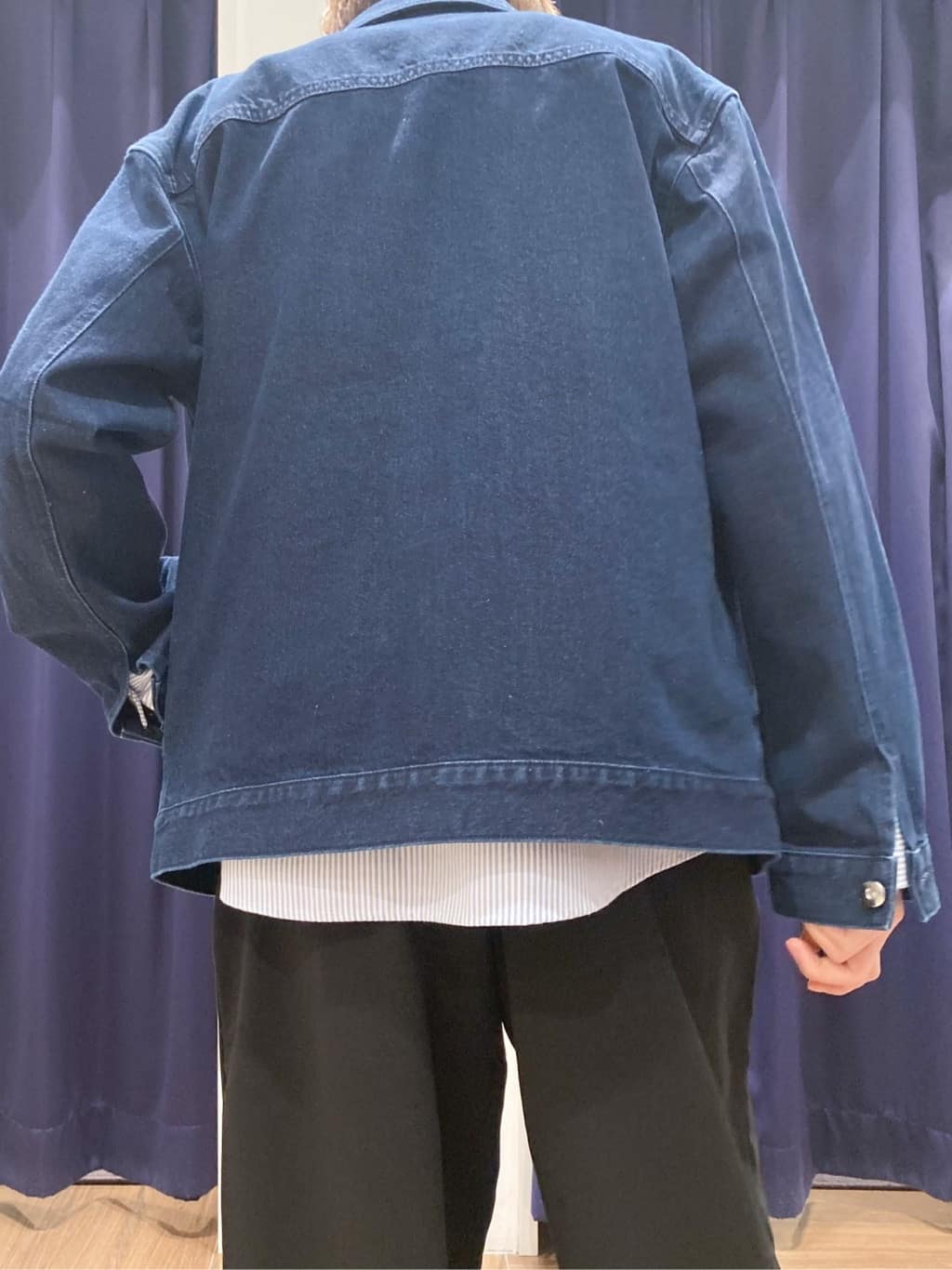つーじーさんの「THE SHOP TK｜【大人にも取り入れやすい】デニムジャケット セットアップ可/洗濯機OK」を使ったコーディネート