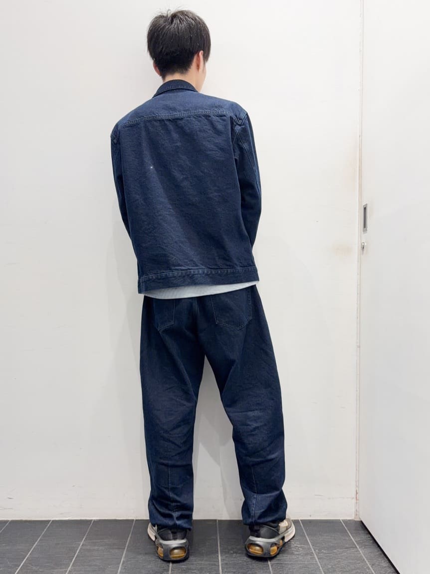 ちびちゃんさんの「THE SHOP TK｜【大人にも取り入れやすい】デニムジャケット セットアップ可/洗濯機OK」を使ったコーディネート