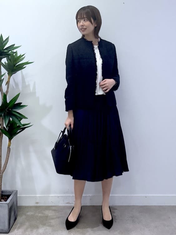 yukaさんの「UNTITLED｜【仕事着/スーツ】ファンシーツイード ジャケット」を使ったコーディネート