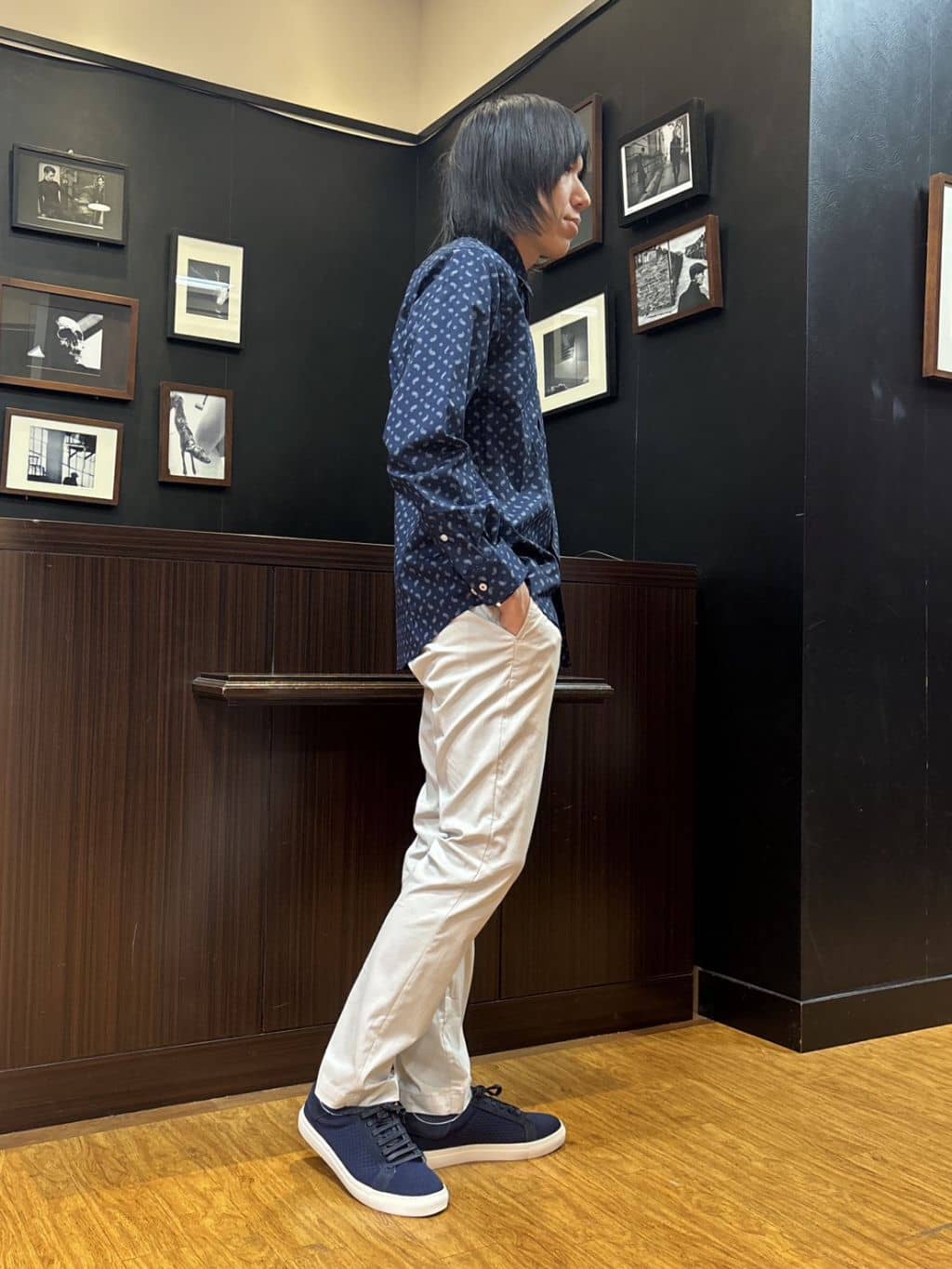 moritaさんの「TAKEO KIKUCHI｜【BOWLER HAT LABEL】小紋ペイズリープリント 長袖シャツ」を使ったコーディネート