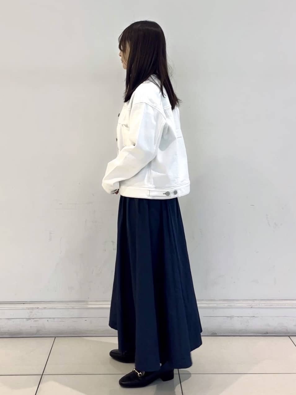 saito.さんの「grove｜着心地軽やか、動きやすいストレッチデニムジャケット」を使ったコーディネート