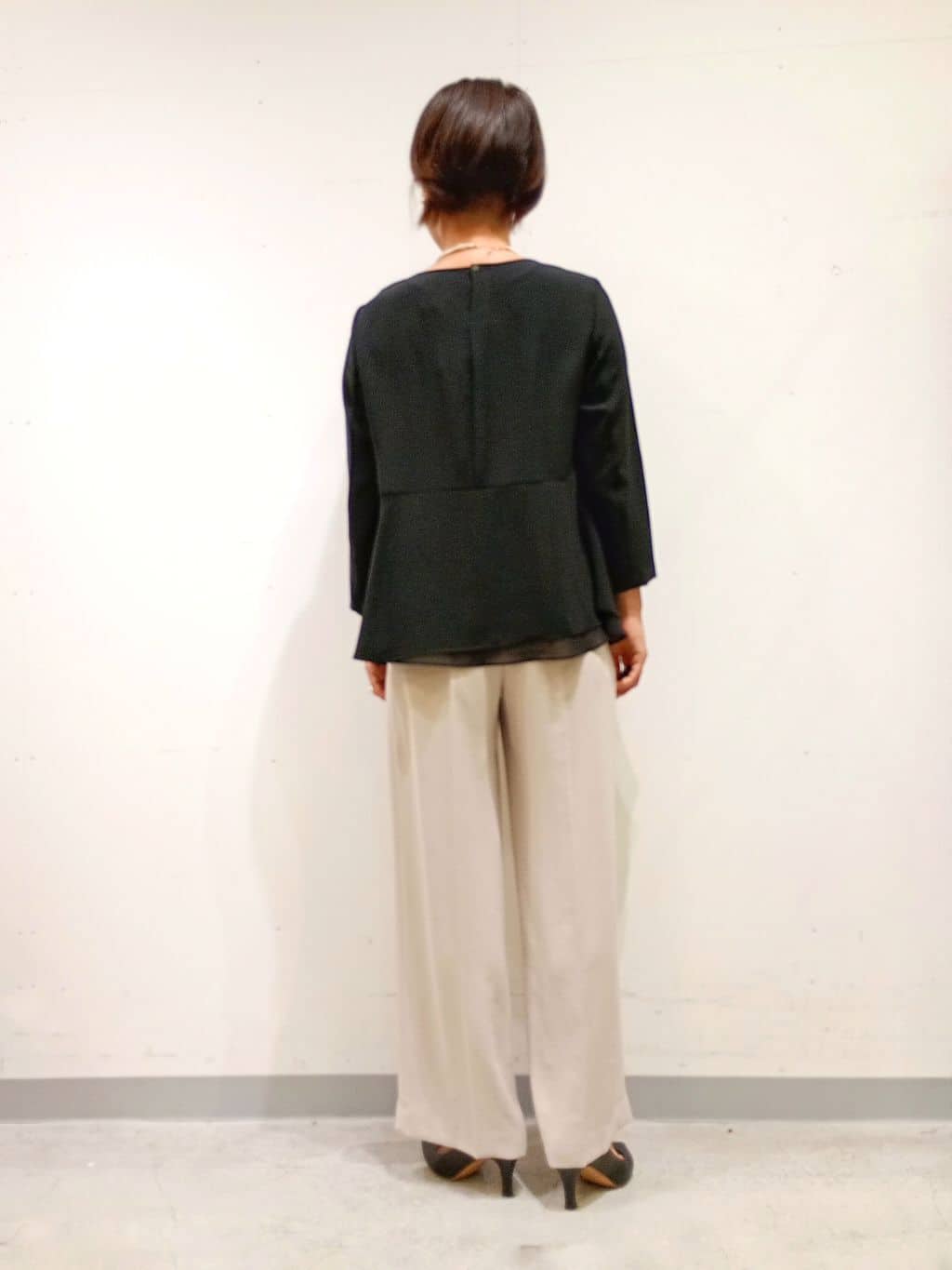 Kさんの「INDIVI｜【撥水／軽量】ミニマル スタンドカラーコート」を使ったコーディネート