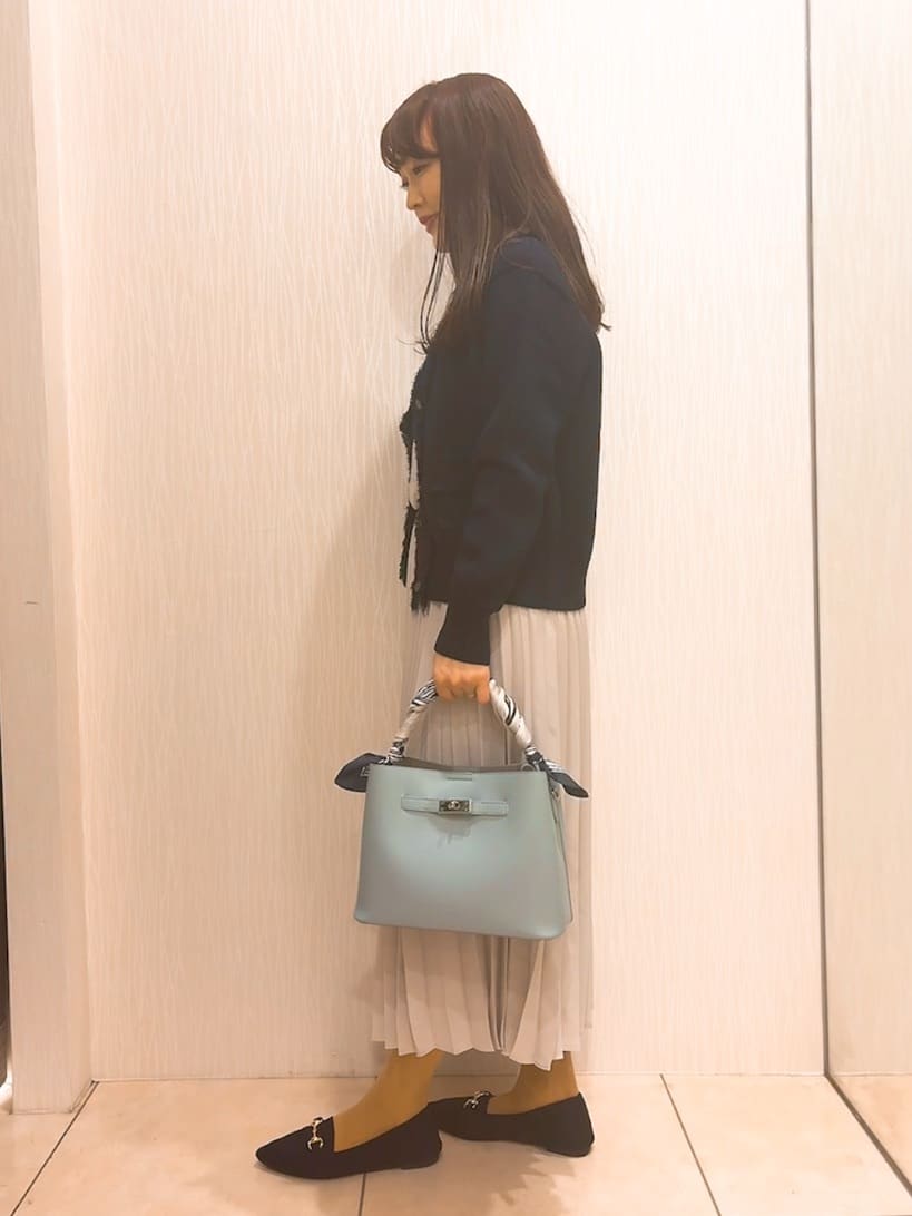 SAHOさんの「UNTITLED｜◆【フォーマル/洗える】ボウタイ プリーツワンピース」を使ったコーディネート