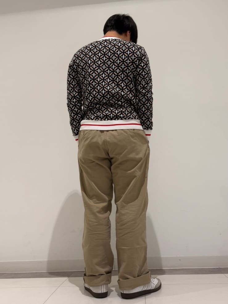 MATSUBARAさんの「DRESSTERIOR｜オーバーラップサークルジャカードニット」を使ったコーディネート