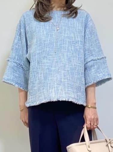 tomoさんの「UNTITLED｜【定番人気/はっ水/洗える】タスランショートトレンチコート」を使ったコーディネート
