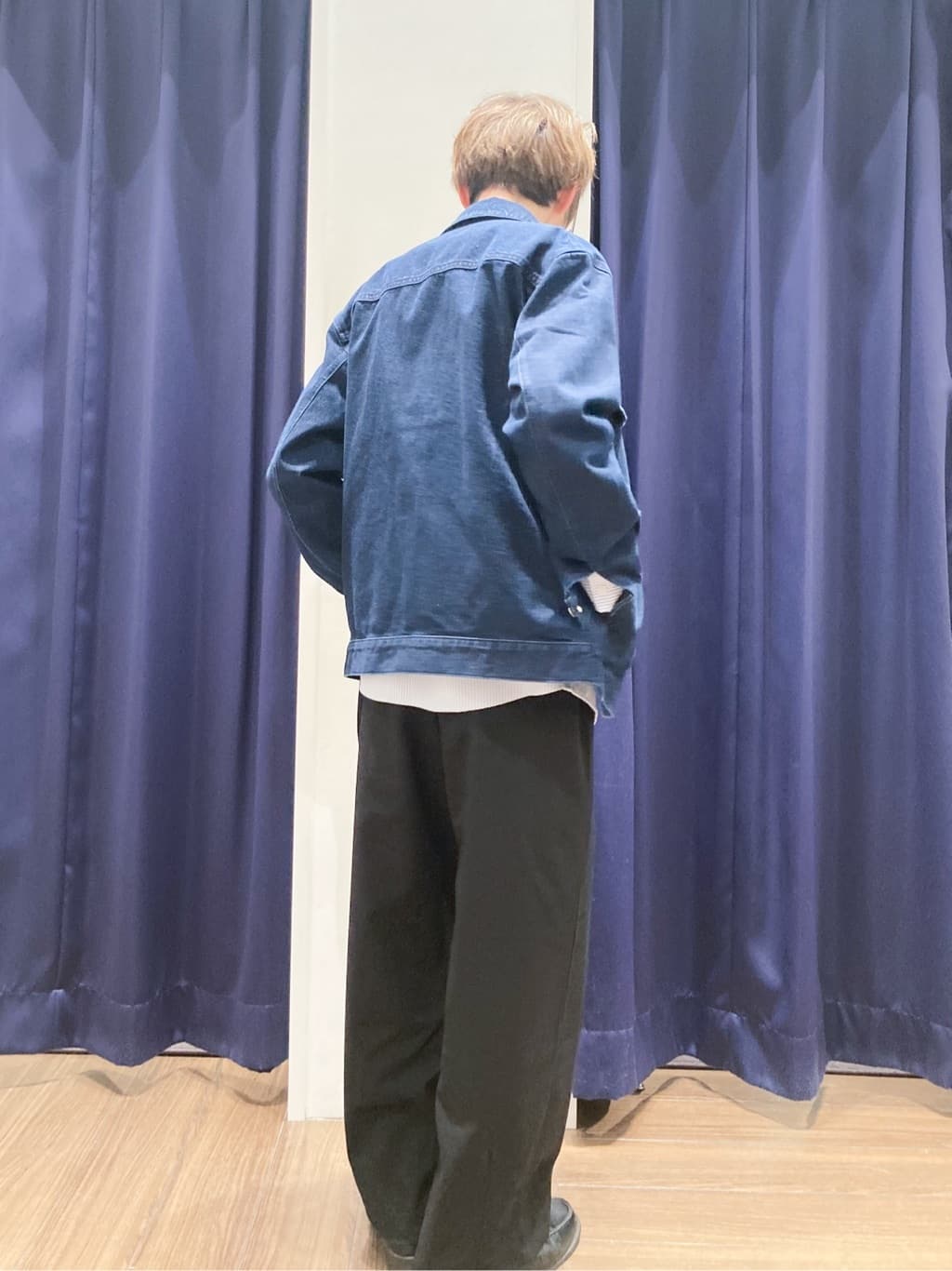 つーじーさんの「THE SHOP TK｜【大人にも取り入れやすい】デニムジャケット セットアップ可/洗濯機OK」を使ったコーディネート