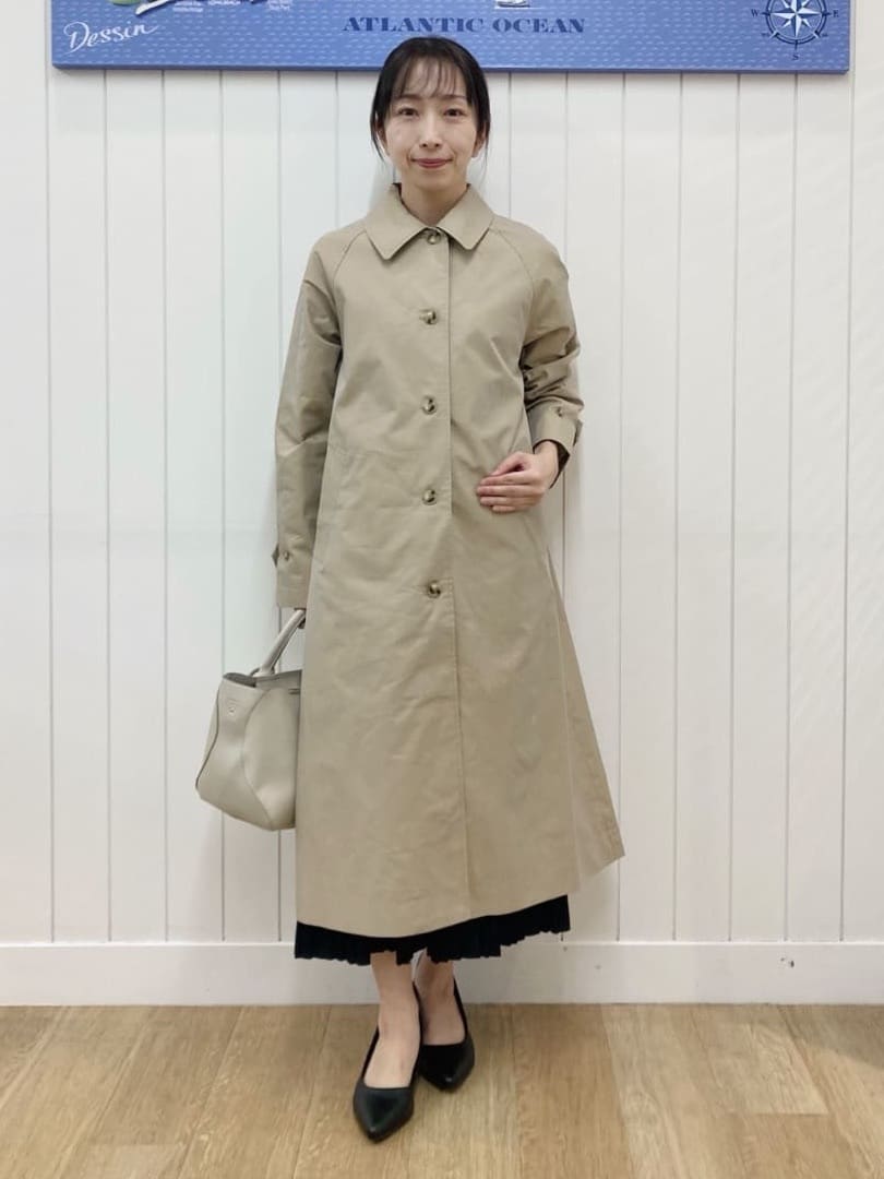 yoshiさんの「Dessin｜シャンブレースプリングコート」を使ったコーディネート