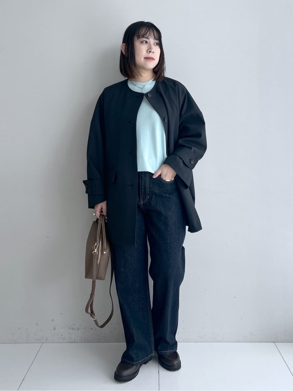 Hirokaさんの「Dessin｜【洗える】後ろボタンニットプルオーバー七分袖」を使ったコーディネート