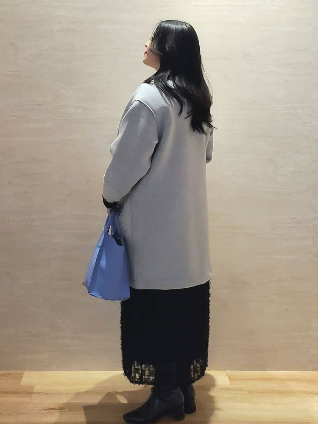 ちぃさんの「OPAQUE.CLIP｜リバーシブル配色ノーカラーコート【洗濯機OK】」を使ったコーディネート