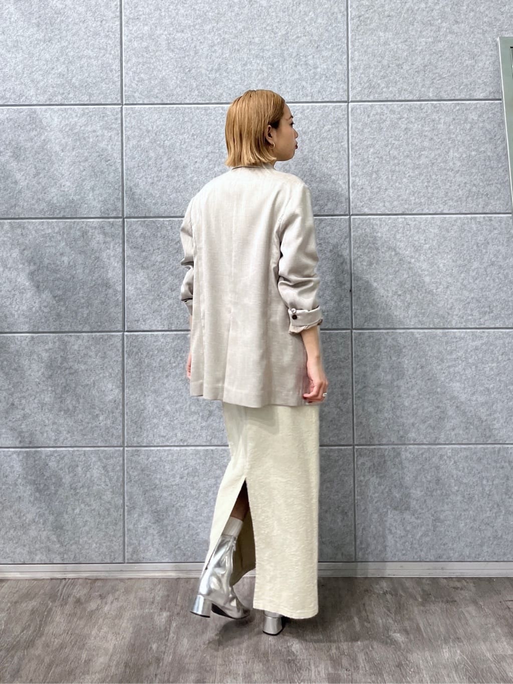 Harukaさんの「INDIVI｜ダブルブレストオーバージャケット」を使ったコーディネート