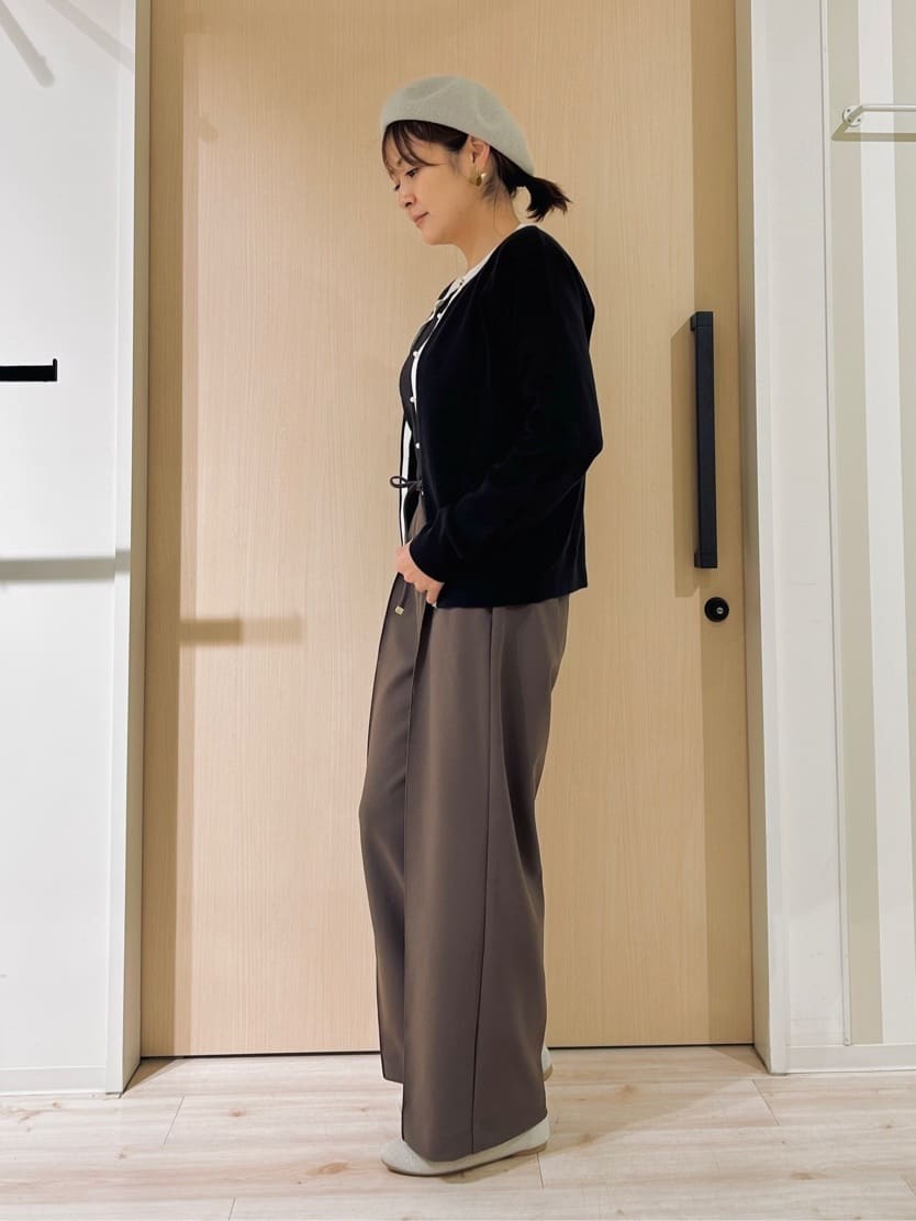 funafunaさんの「SHOO･LA･RUE｜【NEW/22.5㎝-24.5㎝】洗えてサラサラ ニットパンプス」を使ったコーディネート