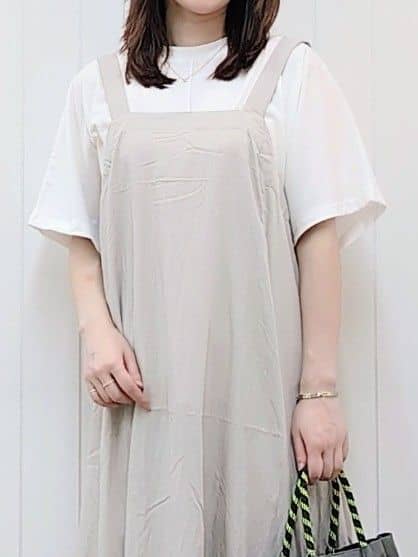 itoさんの「Dessin｜【洗える】ナイロンジャンパースカート」を使ったコーディネート