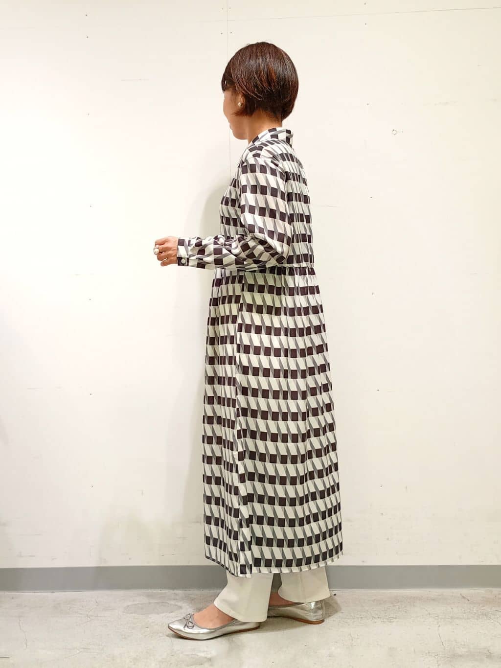 Kさんの「INDIVI｜【褒められデニム】スリムストレート デニムパンツ」を使ったコーディネート
