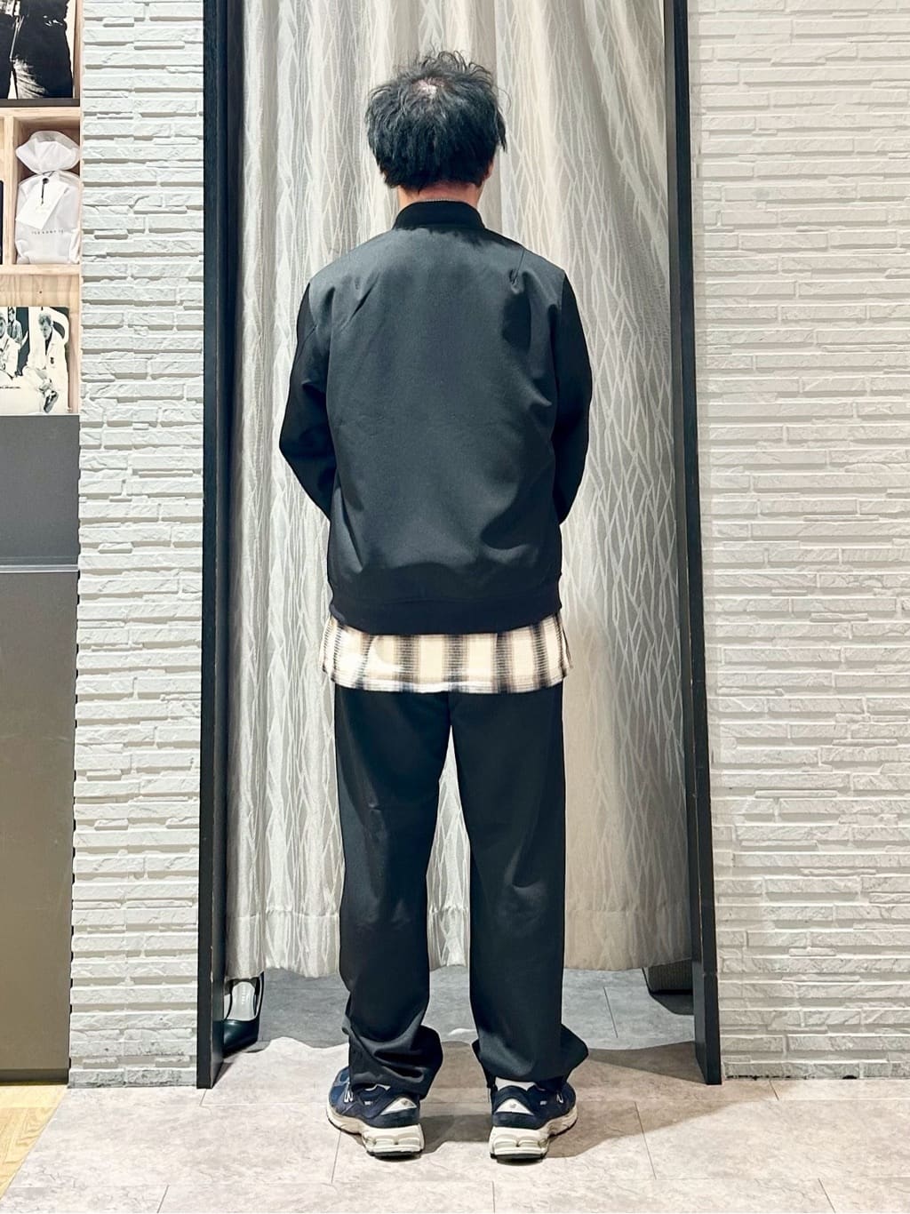 KENJI Iさんの「THE SHOP TK｜FLEX LINE ストレッチリブブルゾン　ストレッチ/防シワ/マシンウォッシャブル/セットアップ可」を使ったコーディネート