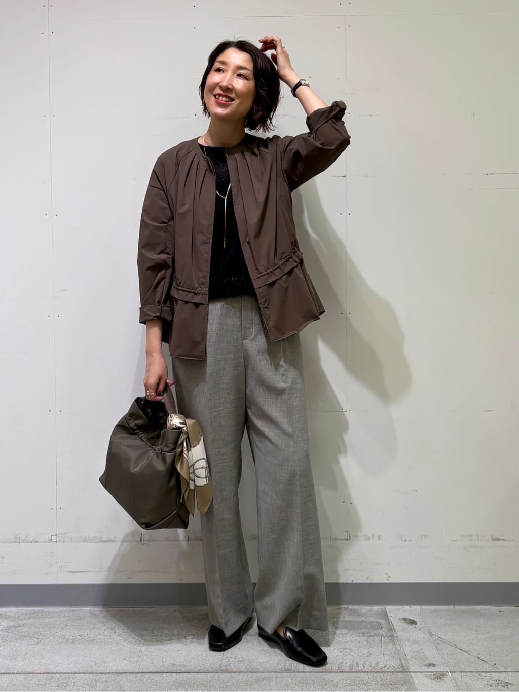 yuriさんの「INDIVI｜ヘアリージャカードトップス」を使ったコーディネート