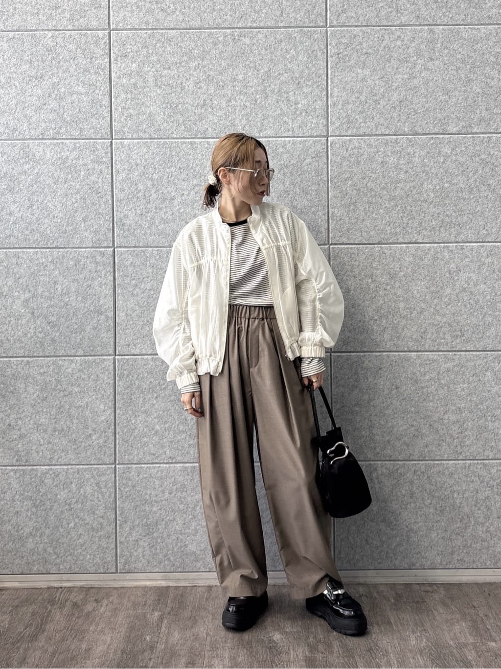 kotakiさんの「INDIVI｜シアーシャーリングブルゾン」を使ったコーディネート
