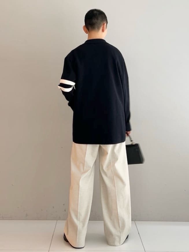 OCHIAIさんの「DRESSTERIOR｜【ウォッシャブル】スプリング ニットジャケット」を使ったコーディネート