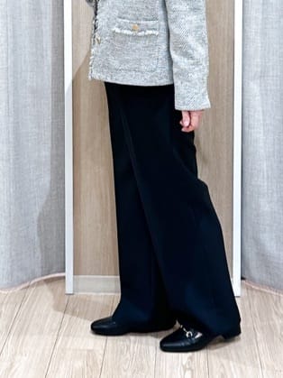 naoさんの「grove｜【ハレの日・通勤】きちんとからカジュアルまで着回せる、ミドル丈ツイードジャケット」を使ったコーディネート