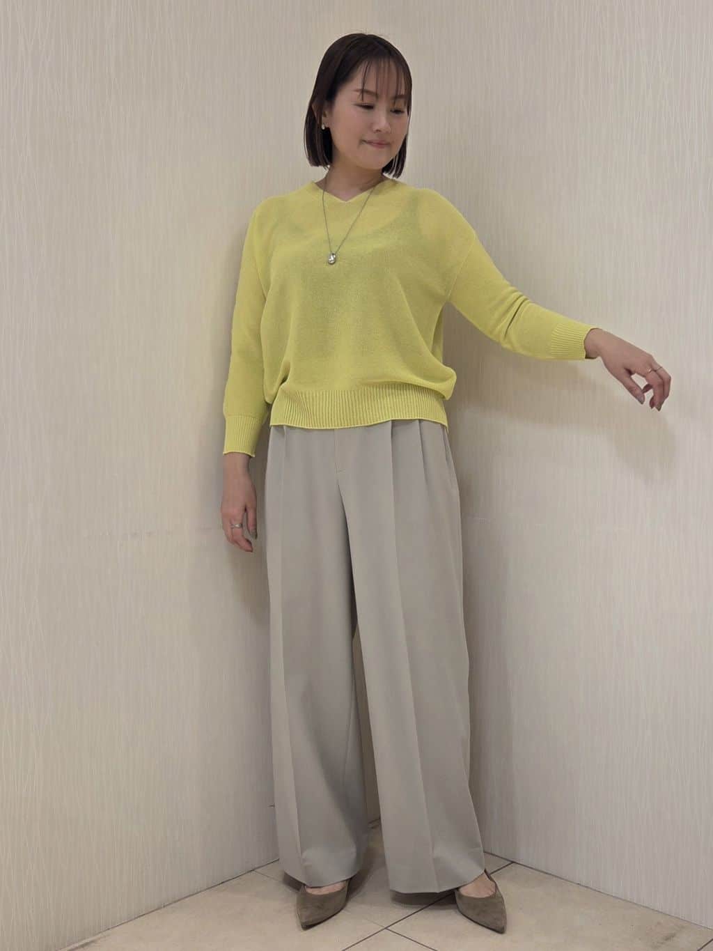naokoさんの「UNTITLED｜◆【セットアップ可/はっ水】シャイニータイプライターブルゾン」を使ったコーディネート