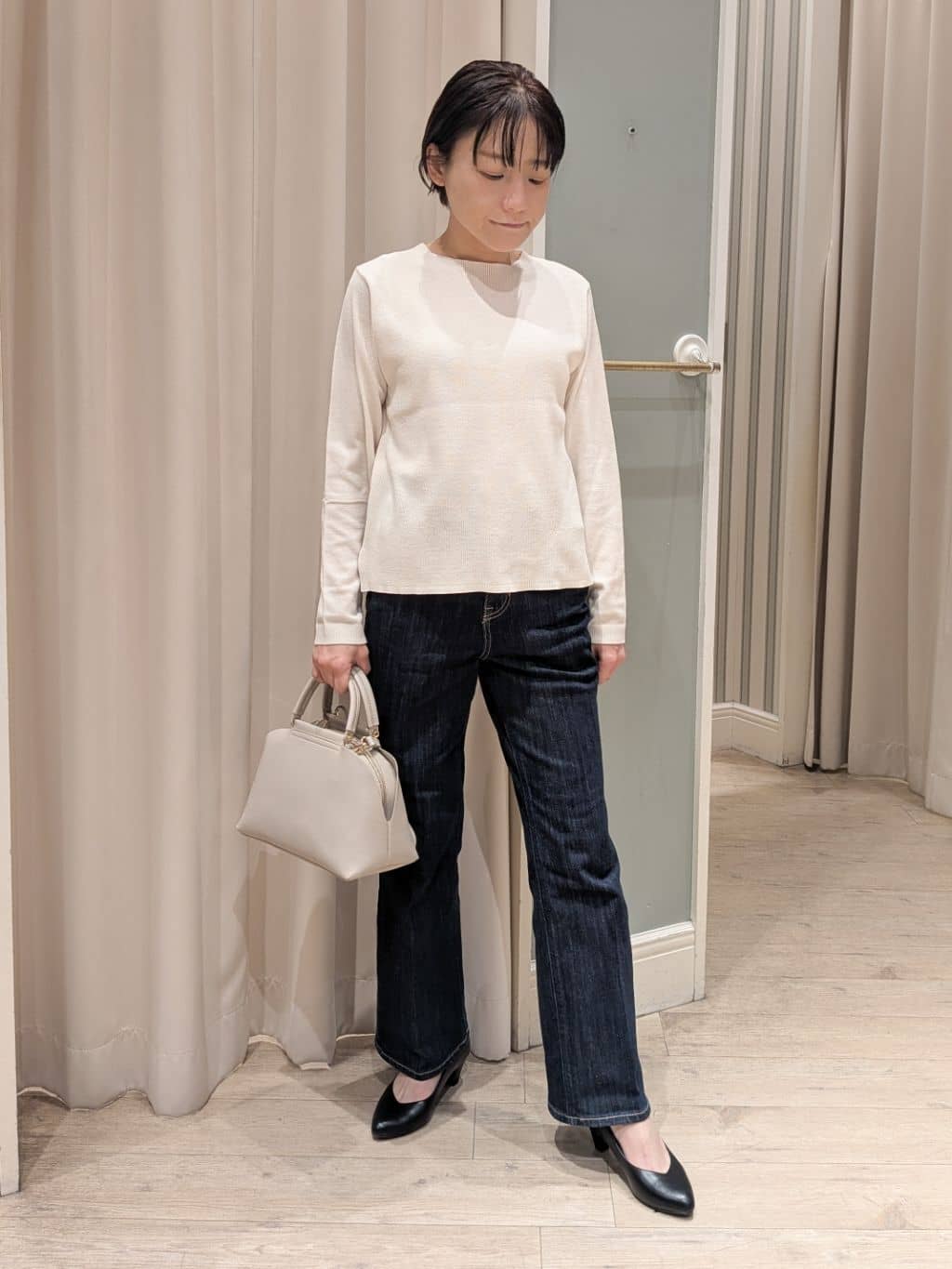 ちゃさんの「grove｜【ハレの日・通勤】きちんとからカジュアルまで着回せる、ミドル丈ツイードジャケット」を使ったコーディネート