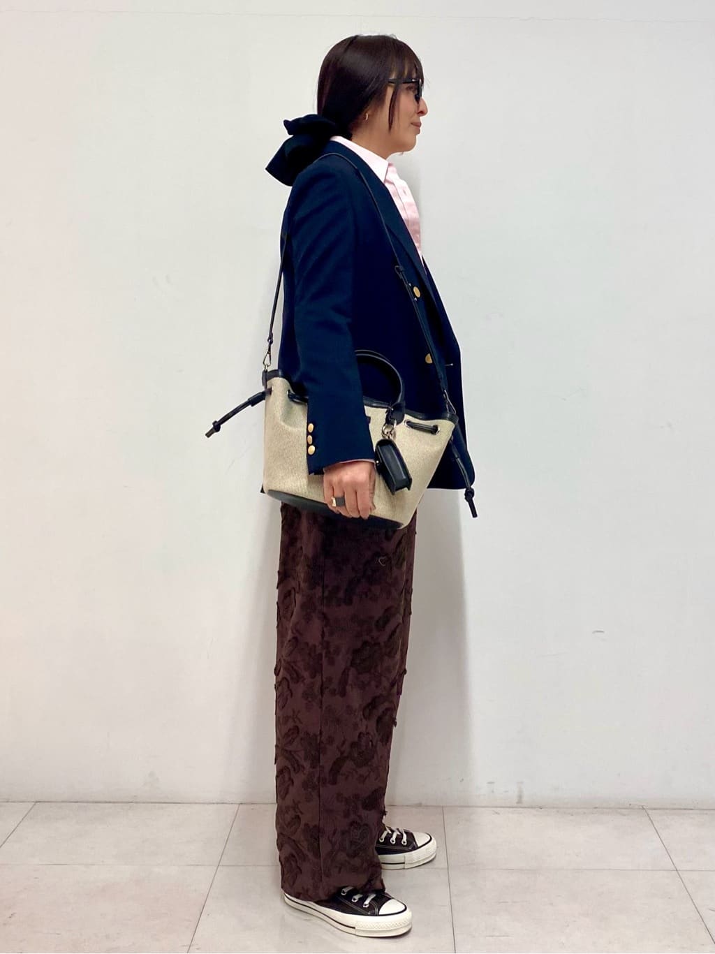 Sawaguchiさんの「DRESSTERIOR｜コンフォート ダブルブレザー」を使ったコーディネート