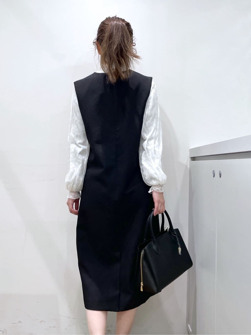 Junさんの「index｜キーネックジャンスカ【洗濯機OK／防シワ／イージーアイロン】」を使ったコーディネート