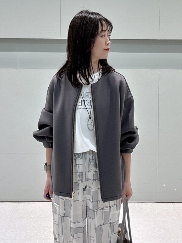 makiさんの「UNTITLED｜◆【春アウター/ゆったり】ダンボールジップブルゾン」を使ったコーディネート