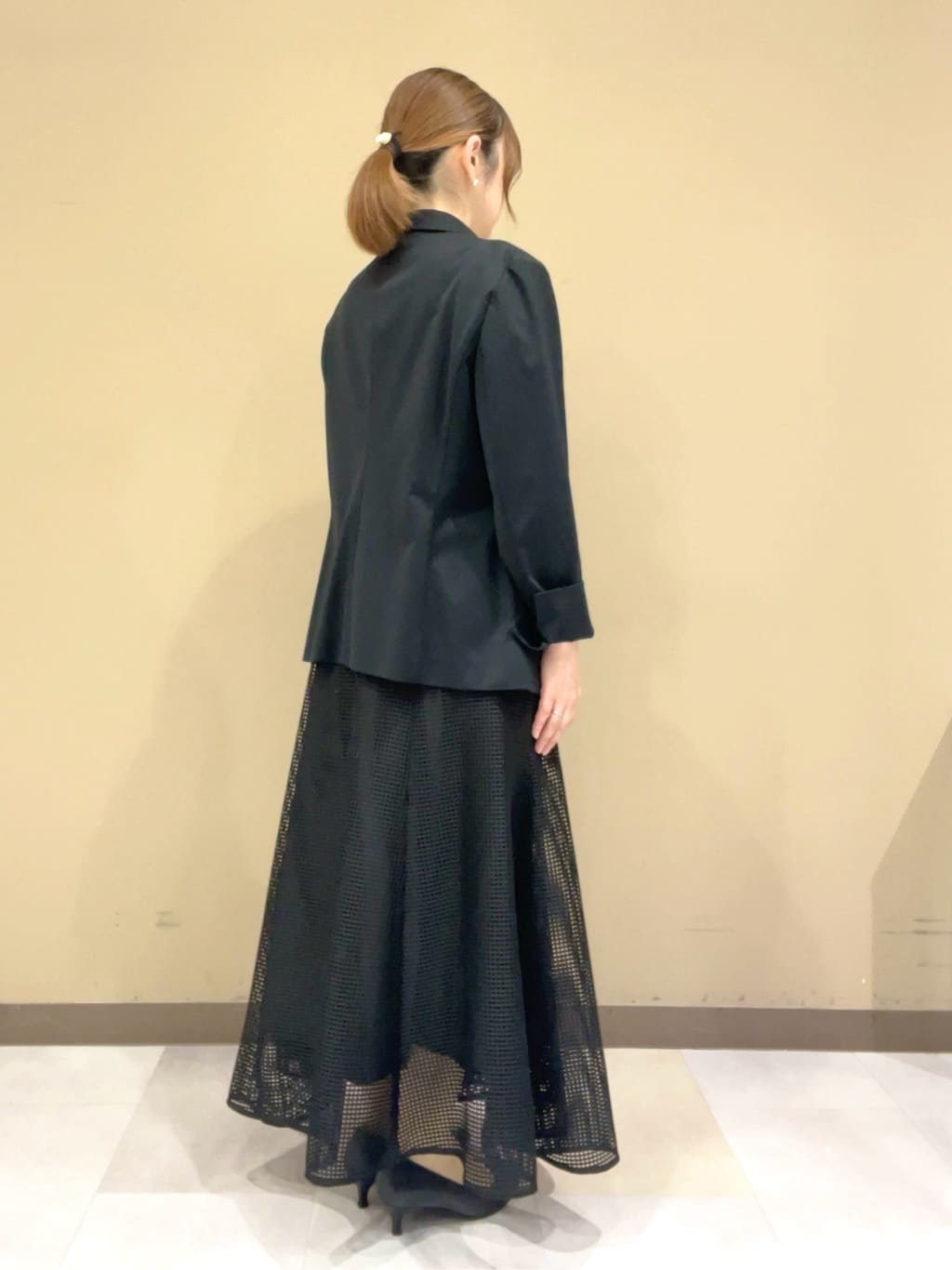 Tomoさんの「UNTITLED｜【UV/接触冷感/スーツ】ジャージテーラードジャケット」を使ったコーディネート