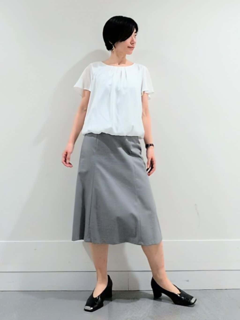 ミズタさんの「UNTITLED｜【UV/接触冷感/スーツ】ジャージテーラードジャケット」を使ったコーディネート