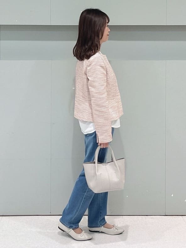 makiさんの「UNTITLED｜【洗える/レイヤードTシャツ】ラウンドテールジャージプルオーバー」を使ったコーディネート