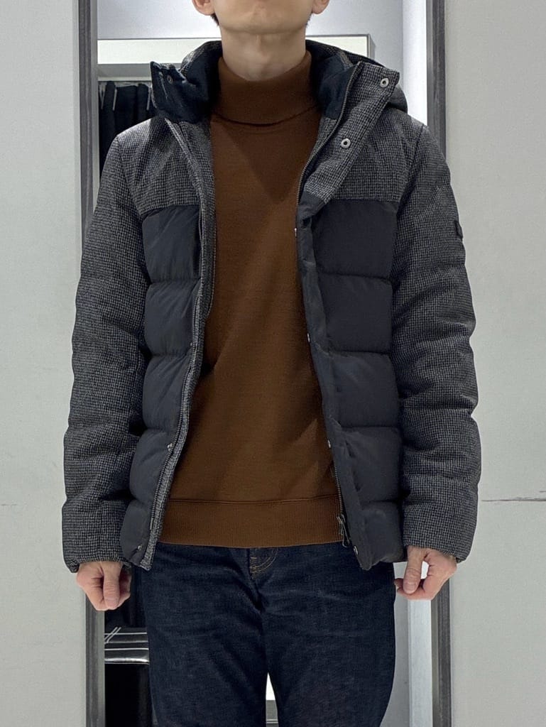 わいずみさんの「TAKEO KIKUCHI｜カラーコンビ ダウンブルゾン」を使ったコーディネート